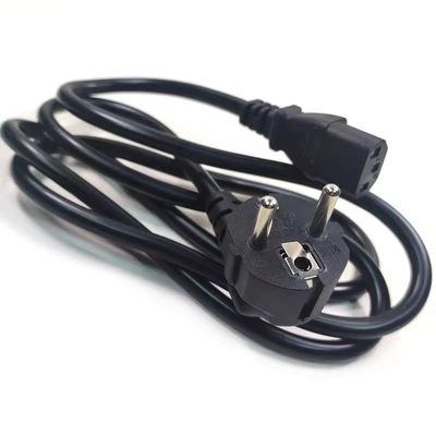 VDE-gecertificeerde EU-standaard Cee7/7 Euro Power Cord 1,5 mm met C13 Geschikt voor duurzame computer