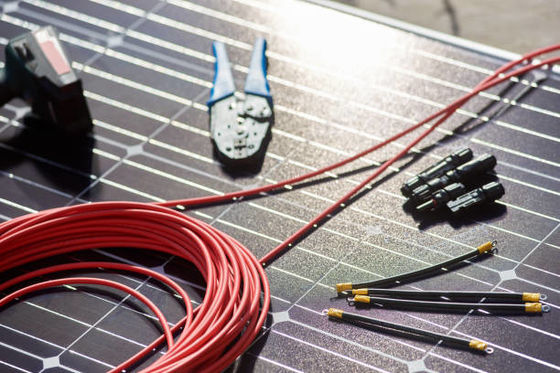 Gemaakte koperen geleider 4 mm2 6 mm2 Super Solar Power Cable met TUV-certificering en XLPE-isolatie