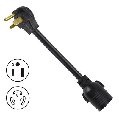 Nominale spanning 250V 30Amp Twist Lock 3 Prong Man Plug naar L6-30R 50Amp 3 Prong Vrouwelijke Ontvanger Generator RV Power Cord