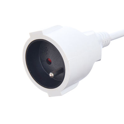 Korea KC Standard 2 Pin Isolatie Bescherming Extension Cord met Aarde Aarding Kabel Specificatie H05VV-F/H05RN-F 3x0.75-1.5MM2