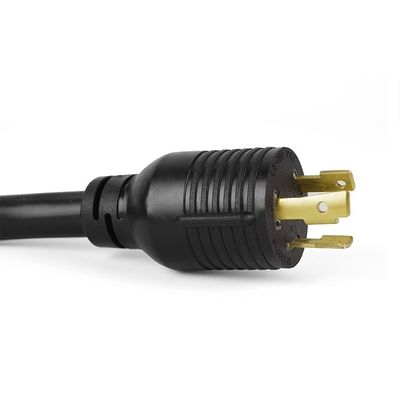 30 Amp Adapter 4 Prong to 3 Prong Lock 10 Gauge Power Welder Adapter Cord ETL vermeld NEMA L14-30P Man tot NEMA L6-30R Vrouw
