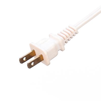Witte stroomkabels Verlengkabels JET 2 pin Vrouwelijke aansluiting 1.5M Lengte Japan PSE Standard 2Pin Waterdicht voor laptop