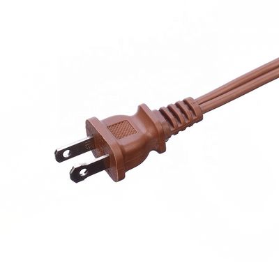 ETL 3 Outlet Bruin Meerdere Outlets SPT-2 14 Gauge 6FT 12FT 2 Prong Extension Cord Power Strip met Safety Cap Cover