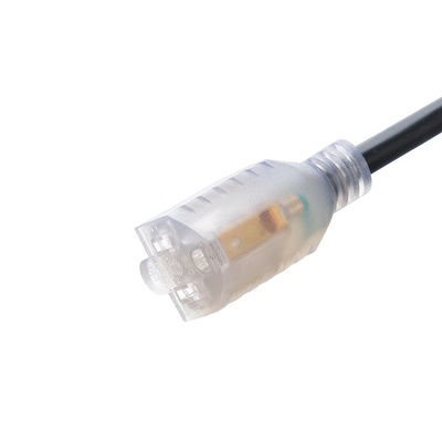 ETL-gecertificeerd 12 Gauge SJTW 12/3 NEMA5-15 Verlengkoppelingsstroomkabel 6FT/10FT/100FT Lengteopties voor commercieel buiten