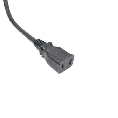 Consumentenelektronica Japan PSE-certificering 2 Pin 2 Prong Electrical PC Power Cord Cable met PVC Jacket materiaal