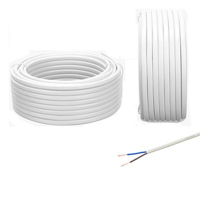 VDE-normen Multicore kabel H03vvh2 f 2x0 75mm2 voor PVC jas PVC isolatiecontrolekabel Vaste zachte flexibele vlakke kabel