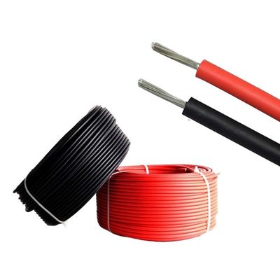TUV-goedgekeurde 1000V-zonnecabel H1z2z2-k 10mm2 met halogeeninhoudstest EN60754-1/EN60754-2 en TUV-goedkeuring