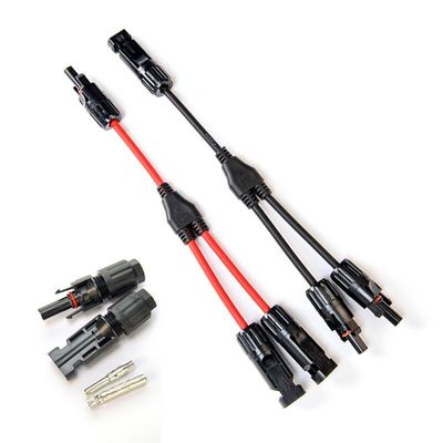 Zonnepaneel PV-kabel en -connectoren Draad 1000v 1500v Xlpo Gelast voor 4-6mm2 PV-DC-zonne-kabelconnector