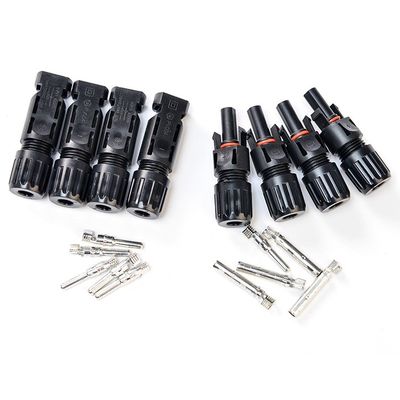Tuv Heavy Duty Safe Solar Pv Male en Female DC Power Solar Cable Connector Socket met lont voor gebruik van DC Solar Extension Cable