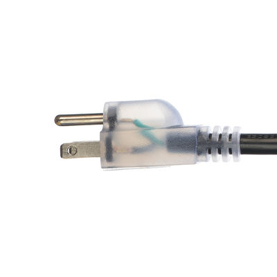 25 ft zware buitenverlengkabel met verlichte kant en flexibele koudbestendige 3-prongs elektrische kabel IP22 IP-niveau