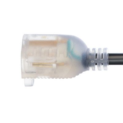 25 ft zware buitenverlengkabel met verlichte kant en flexibele koudbestendige 3-prongs elektrische kabel IP22 IP-niveau