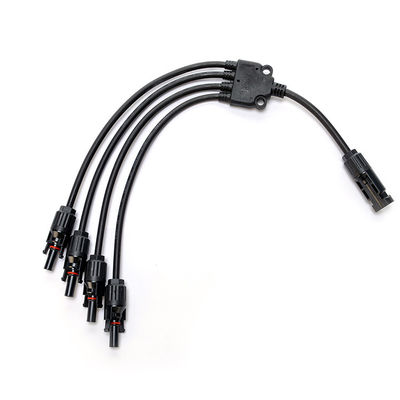 XLPO Isolatie 10awg 6mm 1 tot 4 Y Type H1z2z2-k Solar Panel Extension Cable 12awg voor duurzame zonneoplossingen
