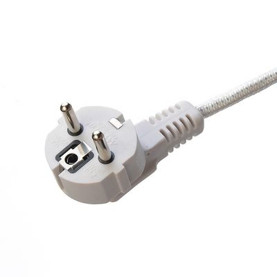 Op maat gemaakte ondersteuning Software Reengineering SNI Certified 16A Plug Braided Power Cord Extension Cords voor witte laptops