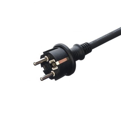 Gecertificeerd DIN VDE 0620/EN 50075 1990 Geïsoleerde rubberkabel Euro 16A 3 Pin Plug H07rn f voor zonne-energie PV1-f Kabel 4mm2 6mm2