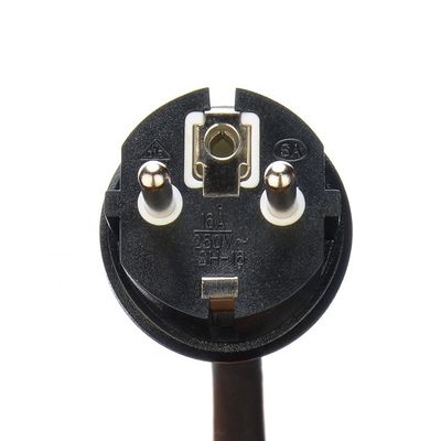 Gecertificeerd DIN VDE 0620/EN 50075 1990 Geïsoleerde rubberkabel Euro 16A 3 Pin Plug H07rn f voor zonne-energie PV1-f Kabel 4mm2 6mm2