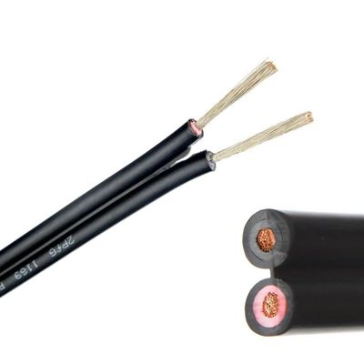 Tuv-gecertificeerd 6mm 1000v dubbel geïsoleerd rood twee kern 6mm2 Twincore PV-kabel voor energiegebruik PVC-isolatiebesturingskabel