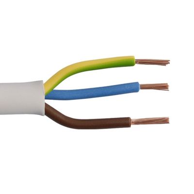 VDE-standaard Kema Keur H03vvh2 f Elektrische draden PVC-jas Flexible Bare Copper Cable