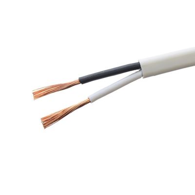 300/500V EU H05VVH2-F 2X0.75 1.5 MM2 PVC Geïsoleerd RVV Flat 2 Core Flexible Power Electrical Bvv Draadkabel voor elektrische apparatuur