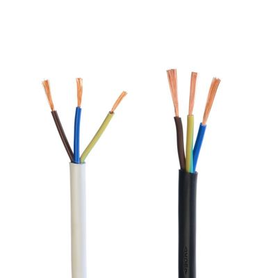 Vde H05vv f 3g 2,5 mm2 Een Aarding Rvv Elektrische Draad Flexible Royal Power Cord Cable voor apparaten met lage spanning
