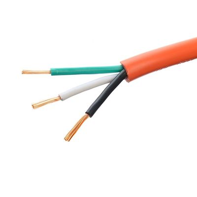 Vde H05vv f 3g 2,5 mm2 Een Aarding Rvv Elektrische Draad Flexible Royal Power Cord Cable voor apparaten met lage spanning
