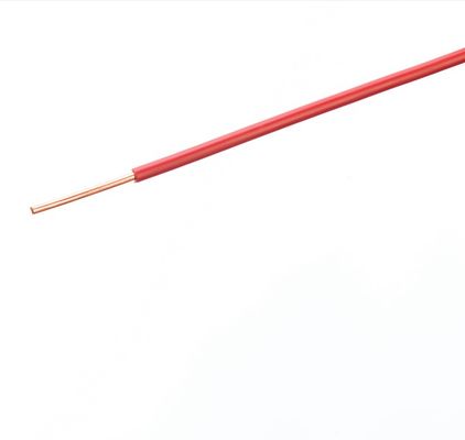 H05V-U 1X0.5 0.75 1 1.5 2.5 4 6 MM2 300/500V Eénkern Puur Koperdraad Solid PVC Elektriciteitskabel voor Red House