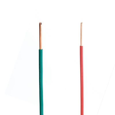 H05V-U 1X0.5 0.75 1 1.5 2.5 4 6 MM2 300/500V Eénkern Puur Koperdraad Solid PVC Elektriciteitskabel voor Red House