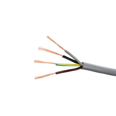 Solid koperen flexibele elektrische draad voor algemeen gebruik H05vv f 4x2,5 mm vierkante industriële geleider materiaal koper