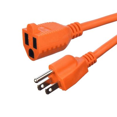 ETL gecertificeerd NEMA 5-15P tot NEMA 5-15R SJW SJTW 12/3 10/12/14 Gauge Outdoor Power Extension Cord Vrouwelijk eindtype NEMA