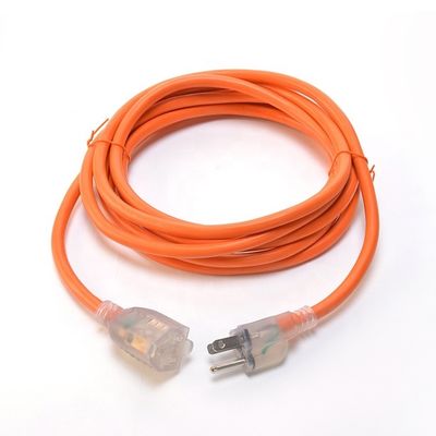 ETL 16 Gauge 3 Pin Heavy Duty 100m Outdoor Electrical Extension Cord 220V Power Cable US met NEMA Vrouwelijk Eind