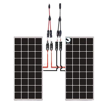 H1Z2Z2-K Solar PV Cable Connector Stranded 6mm Isolated Wire Connector Panel Solar Y Branch Cable DC 1500V 6mm PV Wire
