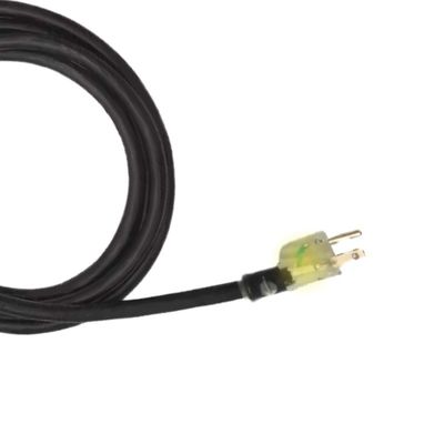 Andere ETL 25Ft 12/3 Buitenverlengkabel 3-uitgangen 12 Gauge 3 Prong Waterdicht met verlicht einde 15A 12AWG 1875W SJTW