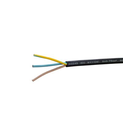 VDE-normen H05rn f 3g1 0mm2 Multi-Core Koperen Rubber Geïsoleerde Kabel met Rubber Isolation Control Kabel