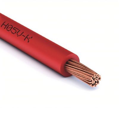 H05v k 1 mm2 PVC geïsoleerde enkelkernstroomkabel voor huis met nominale spanning 300/500V