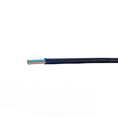 VDE KC Gecertificeerd H07rnf 2 Kern Vlambestand 2x0 75 Elektriciteitsdraad Ce Ccc Goedkeuring Veilig waterdicht stroomkabel