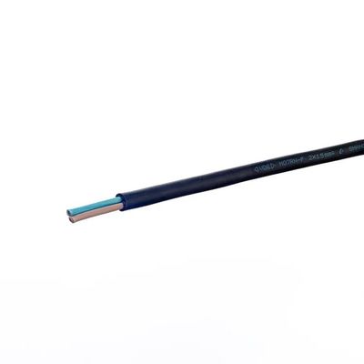 VDE KC Gecertificeerd H07rnf 2 Kern Vlambestand 2x0 75 Elektriciteitsdraad Ce Ccc Goedkeuring Veilig waterdicht stroomkabel