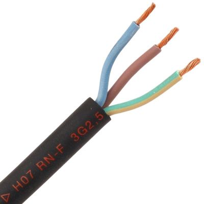 LAGVOLTAGE H07rn F3g 0,75 mm2 1,5 mm2 2,5 mm2 Koperproducten Elektrische draden voor industriële toepassingen