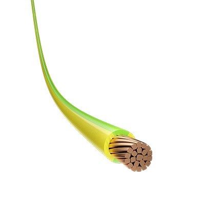 450/750V nominale spanningskabel stroom H07vv R 1.5mm2 2.5mm2 4mm2 6mm2 met gedraaide koperkernen en PVC-isolatie
