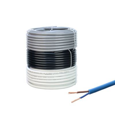 Multicore 0,75mm Rvv kabel 2 3 4 Kernen met PVC geïsoleerde stroomkabel 300/500v omhulde draad voor lage spanning toepassingen