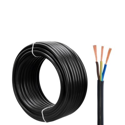 Multicore 0,75mm Rvv kabel 2 3 4 Kernen met PVC geïsoleerde stroomkabel 300/500v omhulde draad voor lage spanning toepassingen