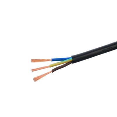 Multicore 0,75mm Rvv kabel 2 3 4 Kernen met PVC geïsoleerde stroomkabel 300/500v omhulde draad voor lage spanning toepassingen