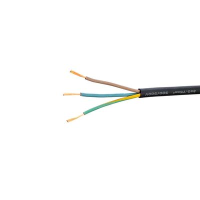 Industriële VDE-goedkeuring H07rn f 3g 2,5 mm2 brandbestendige geïsoleerde stroomkabel van rubber voor olievrije elektrische toepassingen