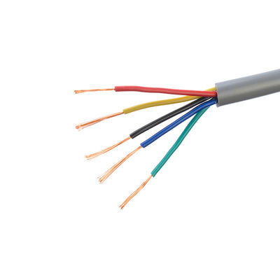 Flexible power cables H05vv-f 5 Core 0.5mm/1 mm Sq Koper Solid Conductor Elektrische draad voor huishoudelijke gebouwdraad