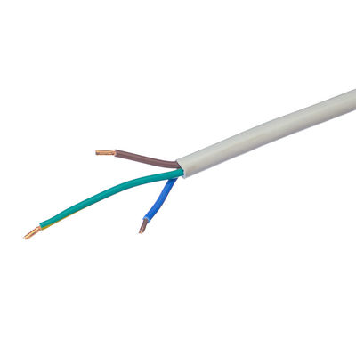 VDE-standaard H05VV-F 3x0.75mm2 400mm stroomkabelkop PVC-isolatie Einde gestript huishoudelijk apparaat stroomflexkabel